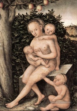 Charité Lucas Cranach l’Ancien Peinture à l'huile
